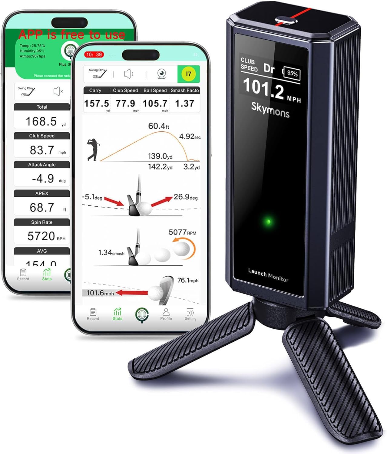 Pro X1 Plus Launch Monitor